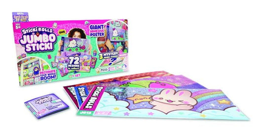 Sticki Rolls Jumbo Sticki 3 Pack Stickers