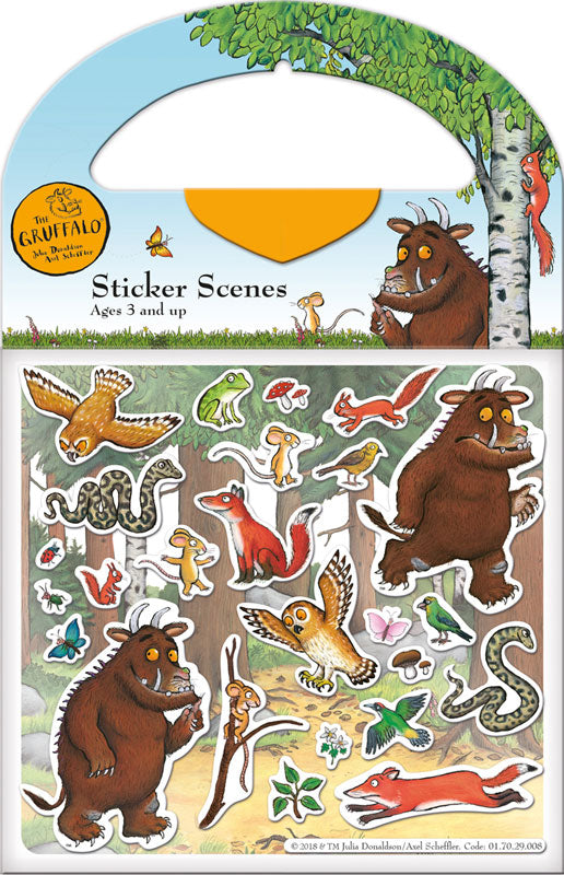 Gruffalo Sticker Scene with reusable stickers