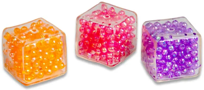 Scrunchems ASMR Mini Crunch Cubes 3 pack Squishy Sensory Fidget Toys Assorted Colours