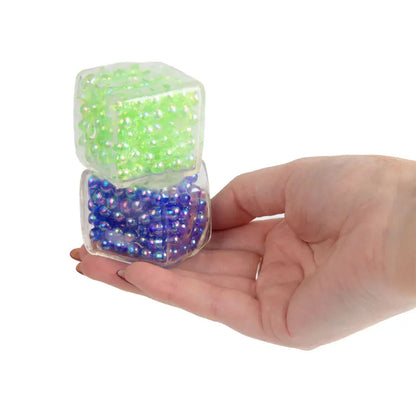 Scrunchems ASMR Mini Crunch Cubes 3 pack Squishy Sensory Fidget Toys Assorted Colours