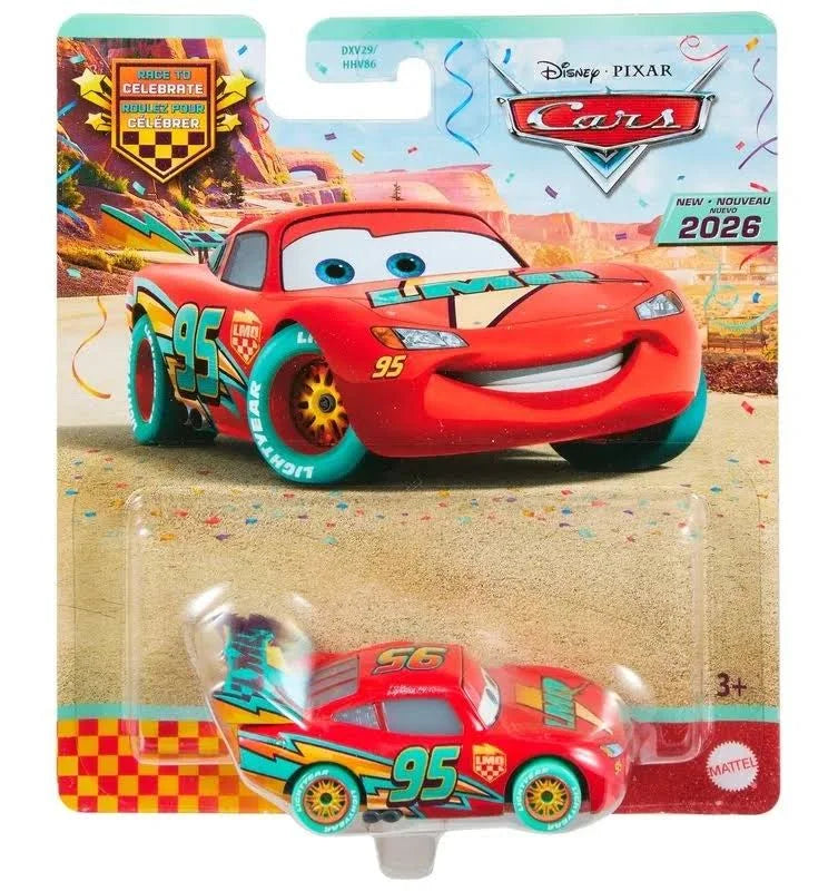 Disney Pixar Cars Race to Celebrate Lightning McQueen Diecast Toy 20th Year