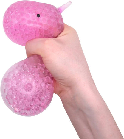 HGL Squeeze Bead Narwhal Squishy Sensory Fidget Anxiety Stress Toy