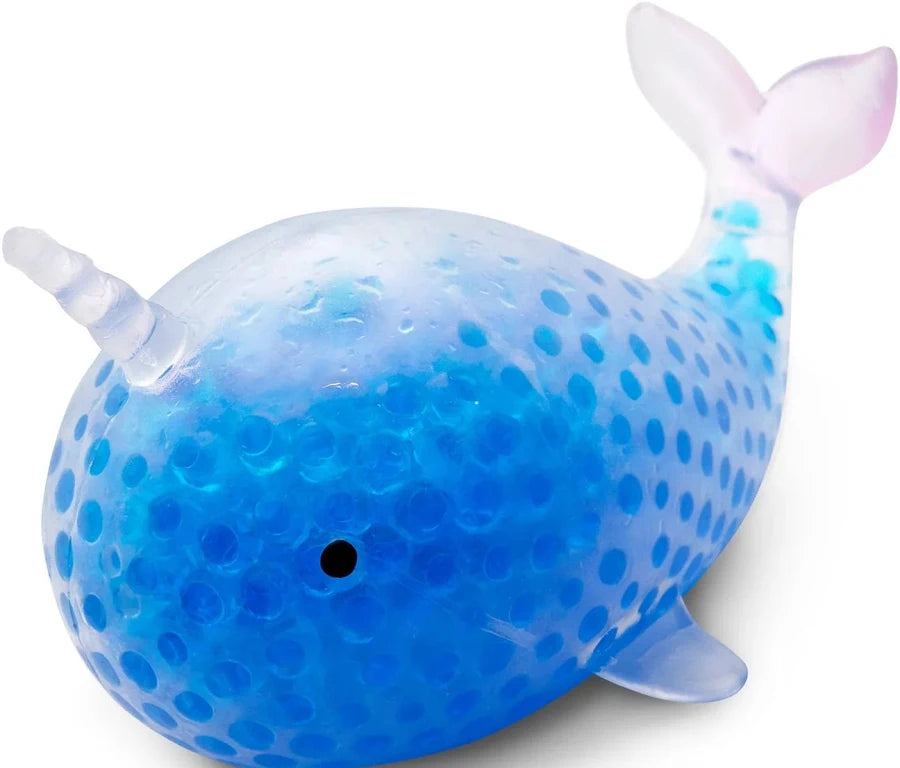 HGL Squeeze Bead Narwhal Squishy Sensory Fidget Anxiety Stress Toy