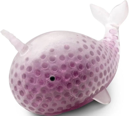 HGL Squeeze Bead Narwhal Squishy Sensory Fidget Anxiety Stress Toy